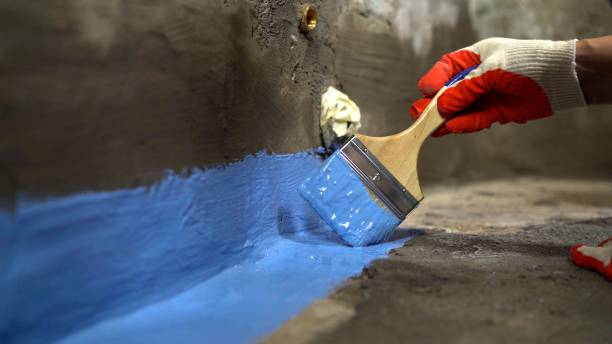 Commercial Wet Basement Repair project at a New Albany, OH business property by SJ Waterproofing Pros
